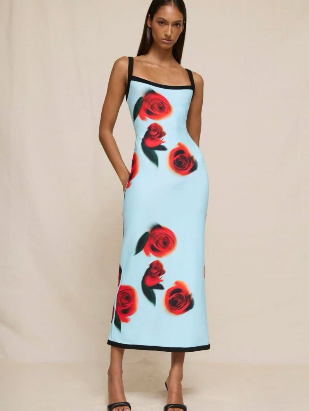 BY JOHNNY. Sky Rose Midi Dress